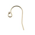 Shepherds Crook Earwire 11.5mmx20mm with Ball Gold Filled Alternative Image