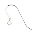 Lightweight Fish Hook with Spring 0.60mm wire Sterling Silver (STS) Alternative Image