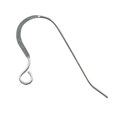 Fish Hook Earwire without Spring  Sterling Silver Alternative Image