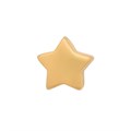 Star Shaped Bead (Horizontal Drilled) 6.5mm Gold Plated Sterling Silver (STS) Alternative Image