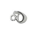 Mini V Shape Pendant Bail with Hidden Loop 6x6mm Sterling Silver (STS) Alternative Image