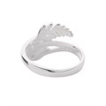 Feather & 6mm Cup for Cabochon Heavy Ring Size 5 (J/K) Sterling Silver Alternative Image
