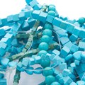 Bargain Pack Faux Turquoise Beads (10) Small Strands Alternative Image