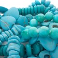 Bargain Pack Faux Turquoise Beads (7) Large Strands Alternative Image