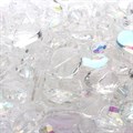 CLEAR & AB Bargain Bag of Assorted Glass Beads  (500gram) NETT Alternative Image