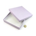 Card Square Necklace Box Lilac 158x158x32mm Alternative Image