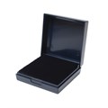 Plastic Earring Box Blue With Blue Pad 55x55x20mm Alternative Image