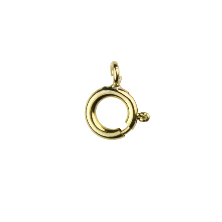 7mm Bolt Ring Clasp Open Gold Filled
