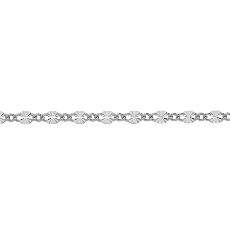 Superior Diamond Cut Sunburst Chain Loose By the Metre ECO Sterling Silver (Anti Tarnish)