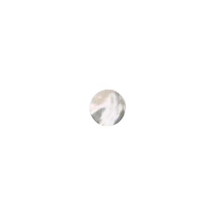 6mm Mother of Pearl Shell Cabochon