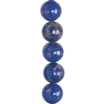 6mm Round gemstone bead Lapis Lazuli  'B' 40cm strand