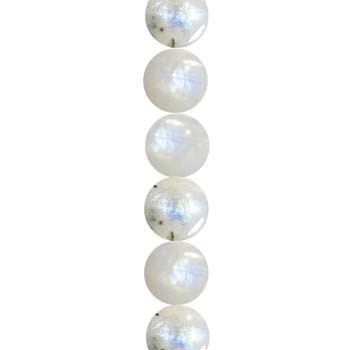6mm Round gemstone bead Moonstone Rainbow 'A'  Quality 40cm strand