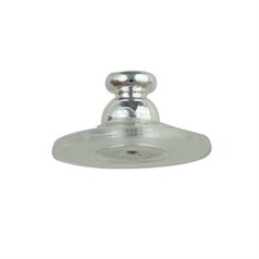 Earstud Clutch/Disc  Silver Plated