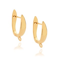 Classic Lever Back Earwire Gold Plated Sterling Silver Vermeil