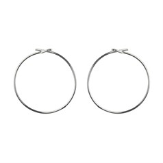20mm Earhoop for Beading Sterling Silver (STS)