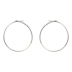 30mm Earhoop for Beading Sterling Silver (STS)