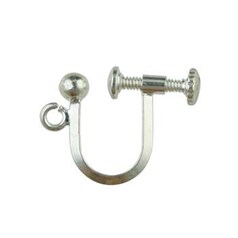 Earscrew with Ball & Hook Sterling Silver (STS)