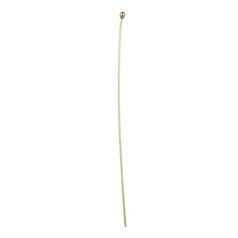 2" Ball End Head Pin wire dia 0.50mm Gold Filled