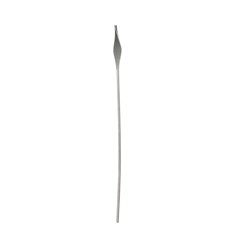 Fancy Headpin 1.75" (45mm) with 10mm Spear End -wire dia 0.63mm Sterling Silver (STS)