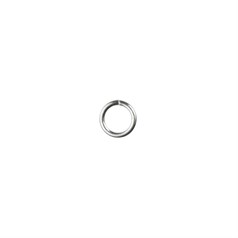 5mm Jump Ring 0.8mm (unsoldered) Silver Filled  (SF)