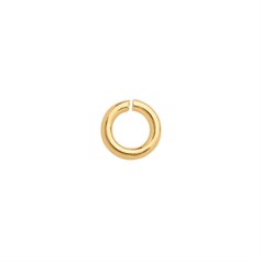 5mm Jump Ring 1mm (unsoldered) Gold Plated Vermeil Sterling Silver (STS)