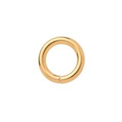 6mm Jump Ring 1mm (unsoldered) Gold Plated Sterling Silver (STS) Vermeil