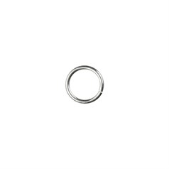 8mm Jump Ring 1mm (unsoldered) Silver Filled (SF)