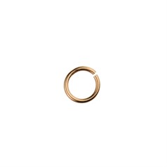 8mm Jump Ring 1mm (unsoldered) Rose Gold Plated Vermeil Sterling Silver
