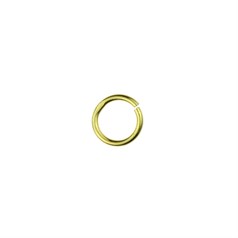 8mm Jump Ring 1mm (unsoldered) Gold Plated Vermeil Sterling Silver