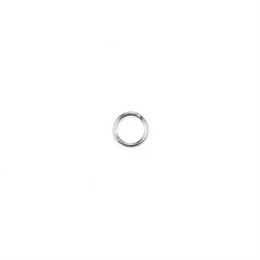 8mm Soldered Jump Ring 1.0mm Sterling Silver (STS)