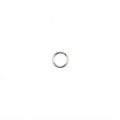 8mm Soldered Jump Ring 0.80mm Sterling Silver (STS)