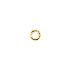 4.5mm Unsoldered Jump Ring 0.8mm Gold Plated