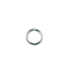 7mm Unsoldered Jump Ring 1.2mm Silver Plated
