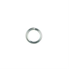 8mm Unsoldered Jump Ring 1.2mm Silver Plated