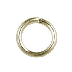 8mm Unsoldered Jump Ring 1.2mm Gold Plated