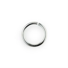 10mm Unsoldered Jump Ring 1.2mm Silver Plated