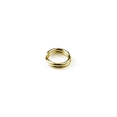 5.8mm Split Ring 0.71mm Strong Gold Plated