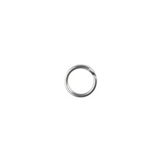 6mm Split Ring  0.7mm Wire Silver Filled (SF)