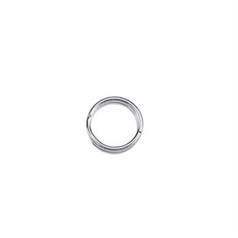 6mm Split Ring  (0.7mm Wire) Internal Dimension 4.6mm Sterling Silver (STS)