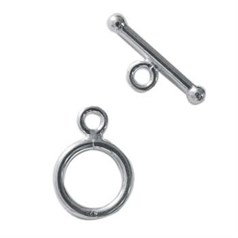 12mm Toggle Bar Clasp Sterling Silver (STS)
