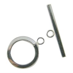 14mm Toggle Bar Clasp Sterling Silver (STS)