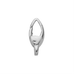 Charm Push Clasp 11x5mm Sterling Silver