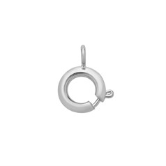 Value 7mm Bolt Ring Clasp Silver Plated