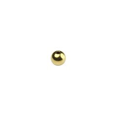 5mm Plain Round Shaped Bead with 2.2mm Hole Gold Filled