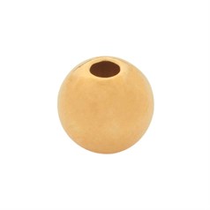 6mm Plain Round Shaped Bead with 1.8mm Hole Gold Filled