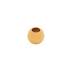 3mm Plain Round Shaped Bead with 1.5mm hole Gold Filled