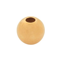5mm Plain round shaped bead with 1.50mm hole Gold Plated