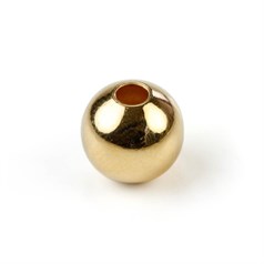 8mm Plain round shaped bead Gold Plated (GP)