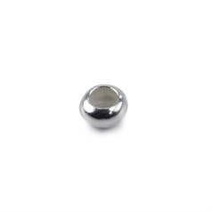 4mm Ring Bead 2.2mm Hole ECO Sterling Silver
