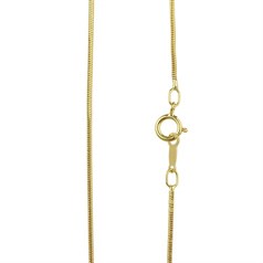 18" Snake Chain 1.0mm Diameter Finished Necklace Gold Filled